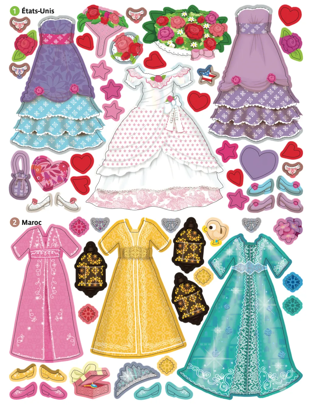 Frigobloc Minimiki cahier stickers Mariées du monde 300