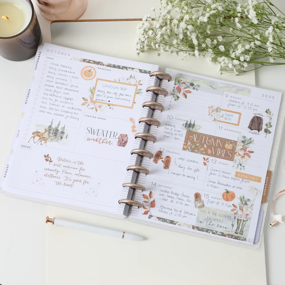 Happy Planner stickers Fall Harvest 718 autocollants