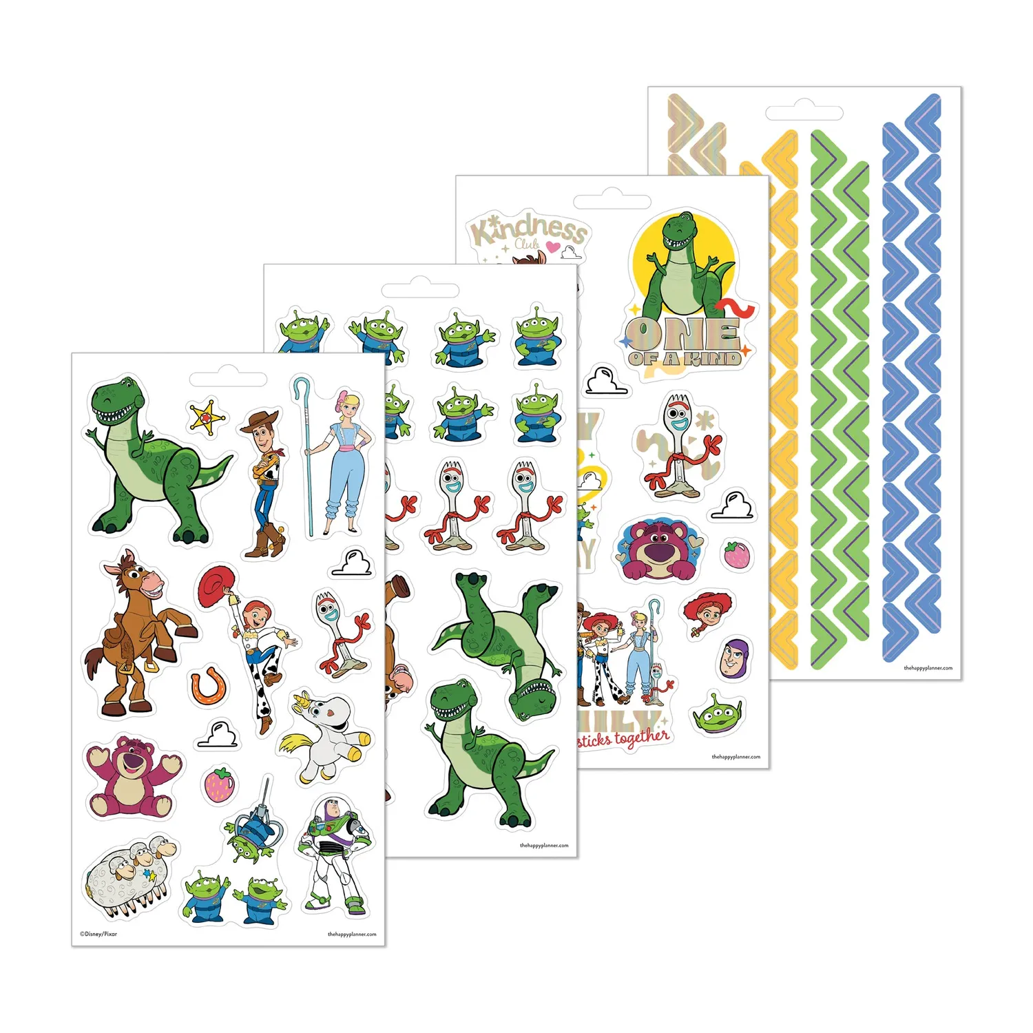 Happy Planner Toy Story Friends planches stickers 10 feuilles