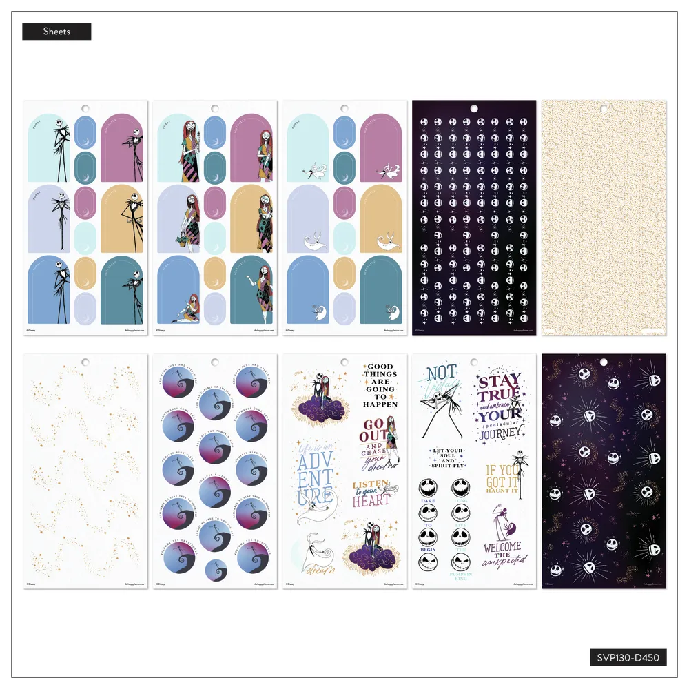 Happy Planner Nightmare Before Christmas stickers celestial x464