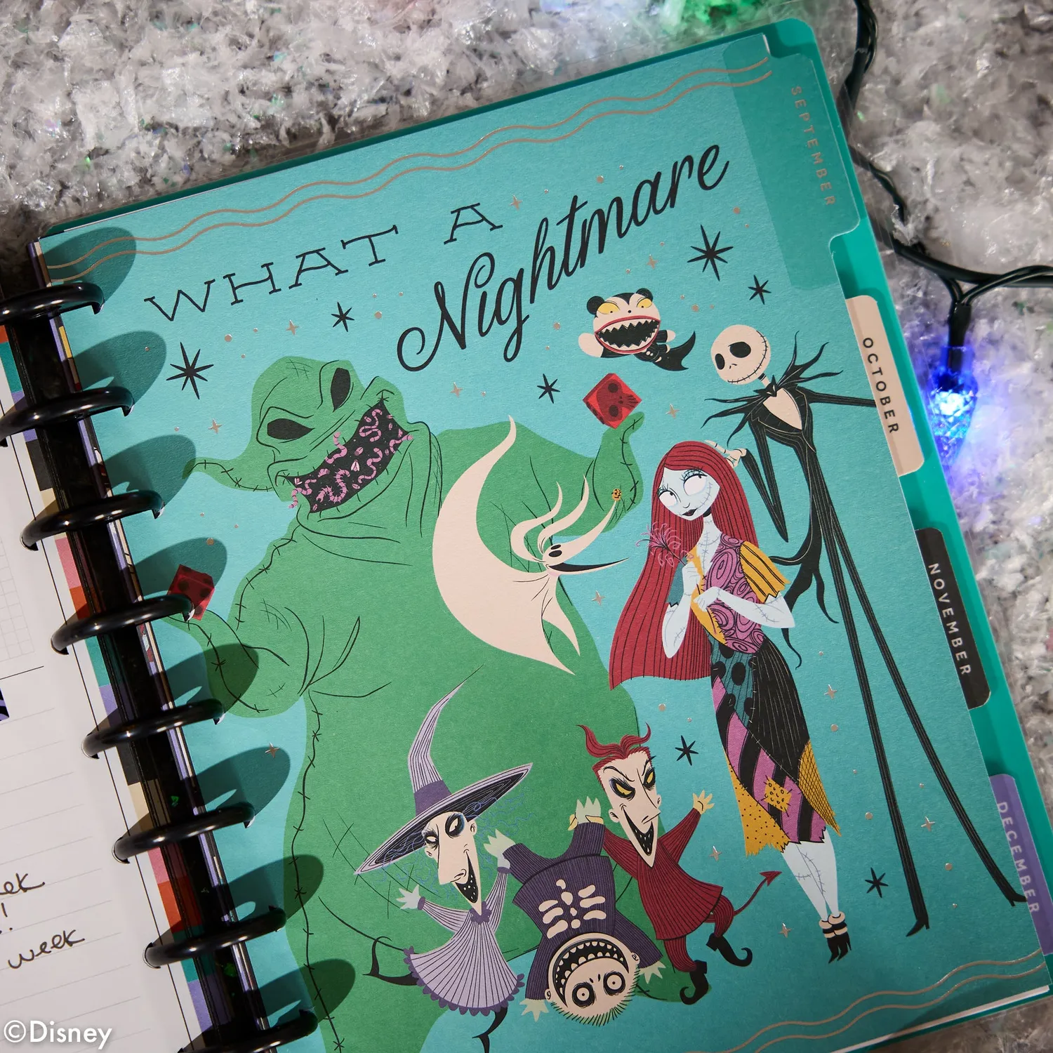Happy Planner Disney 2027 agenda horizontal classique