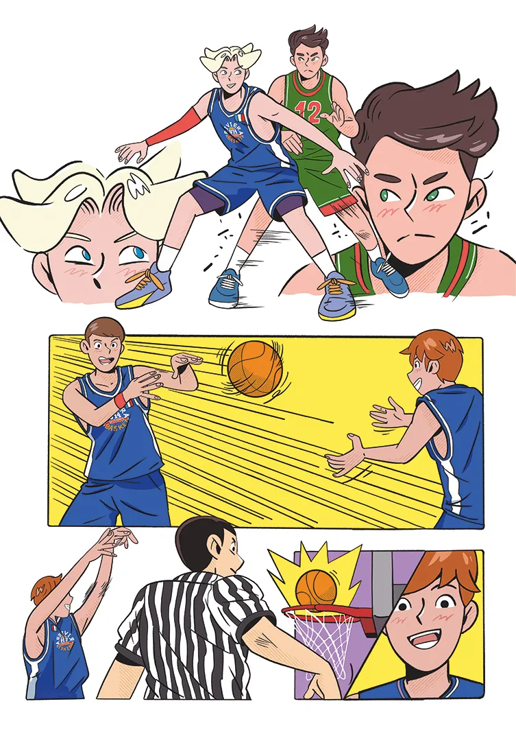 Frigobloc Passion Basket tome 4 roman basket 8-12 ans