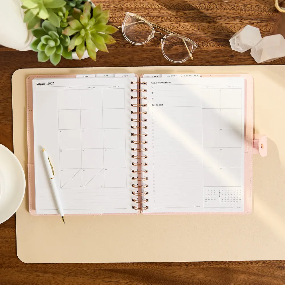 Happy Planner Blush Diagonals agenda 2027 Classic spirale