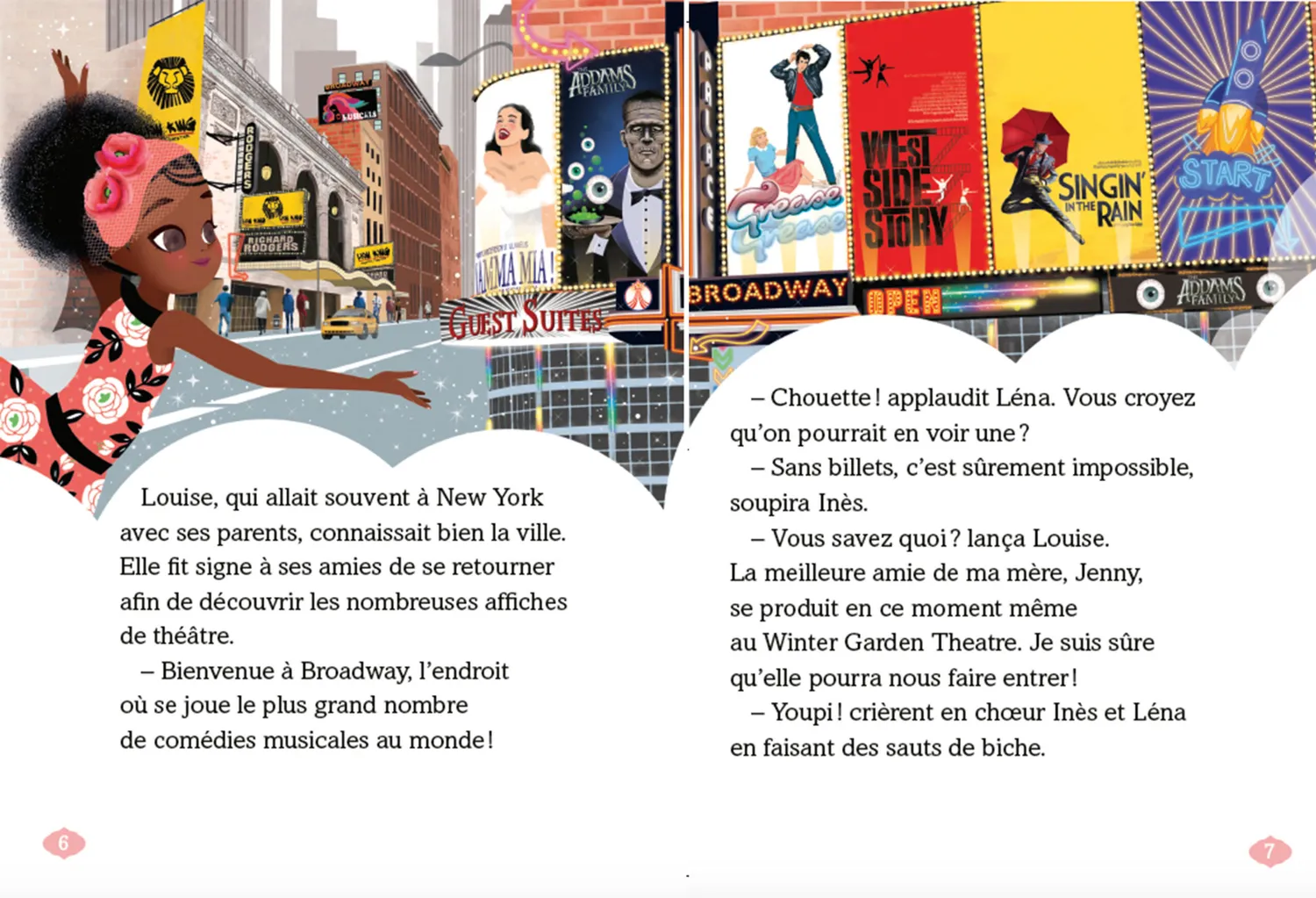 Frigobloc Une deux trois Danseuses Tome 8 Broadway roman