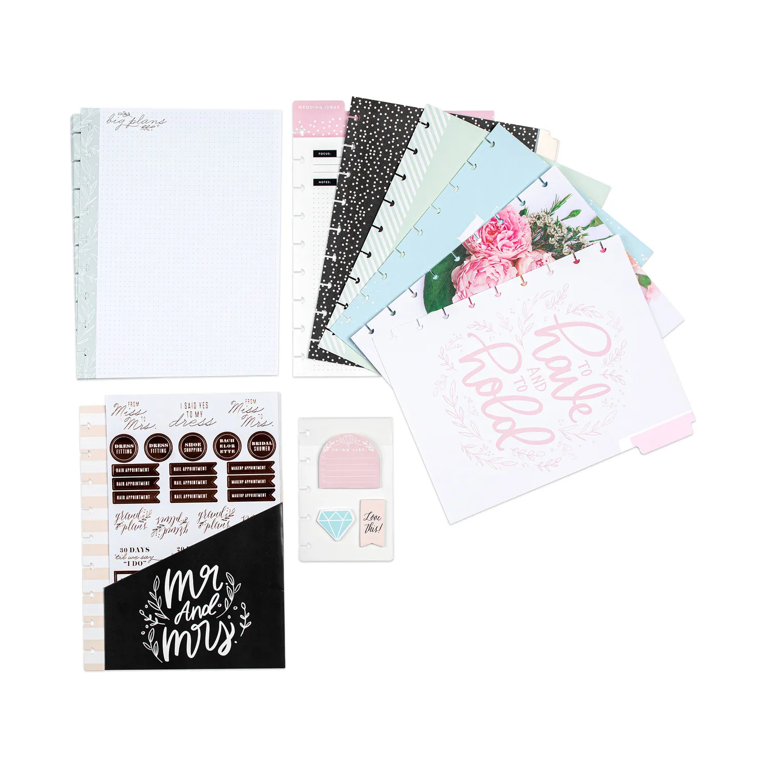 Me & my big ideas Squad Goals papier recharge ligné vierge Classic 40 feuilles