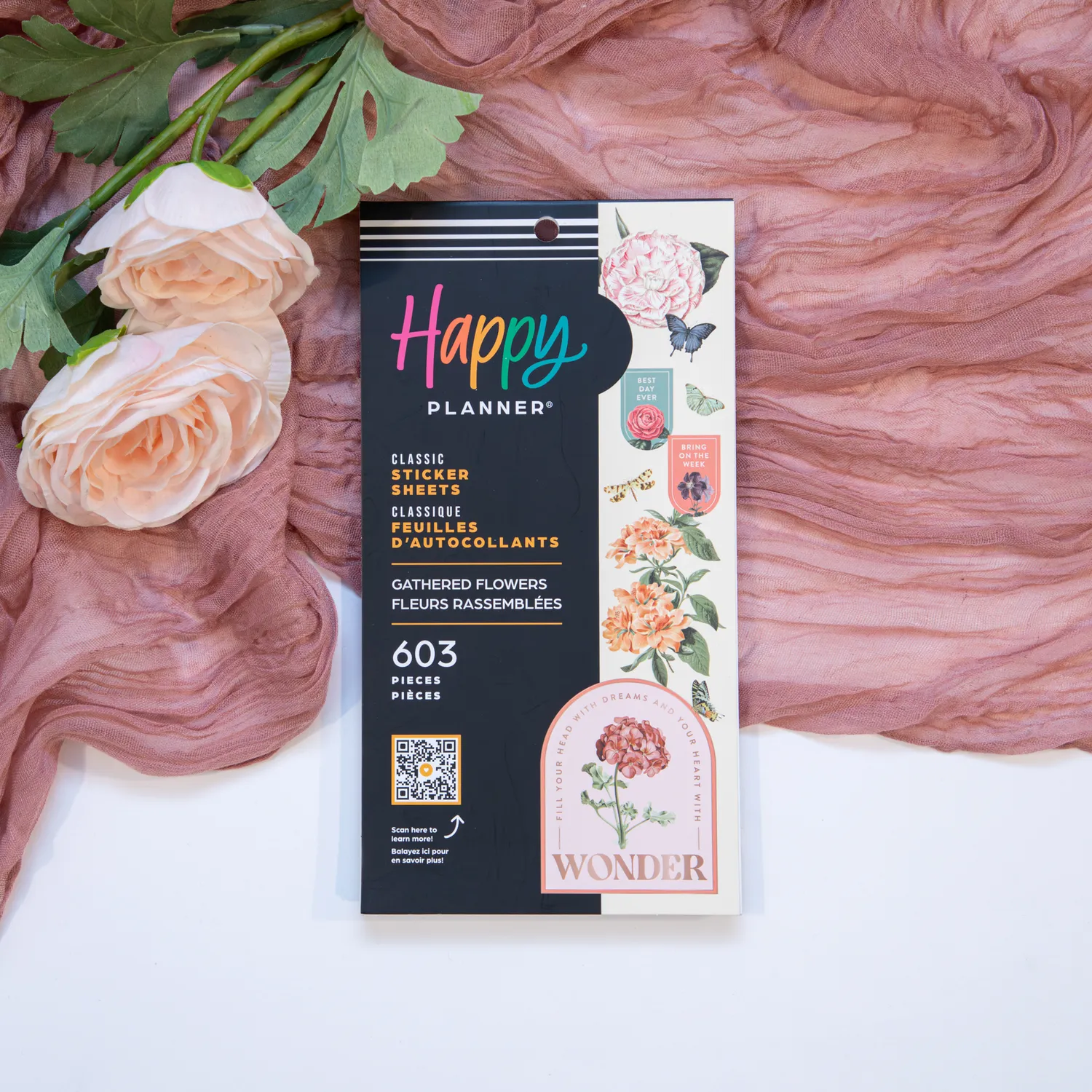 Happy Planner Gathered Flowers Value Pack stickers 603 floral