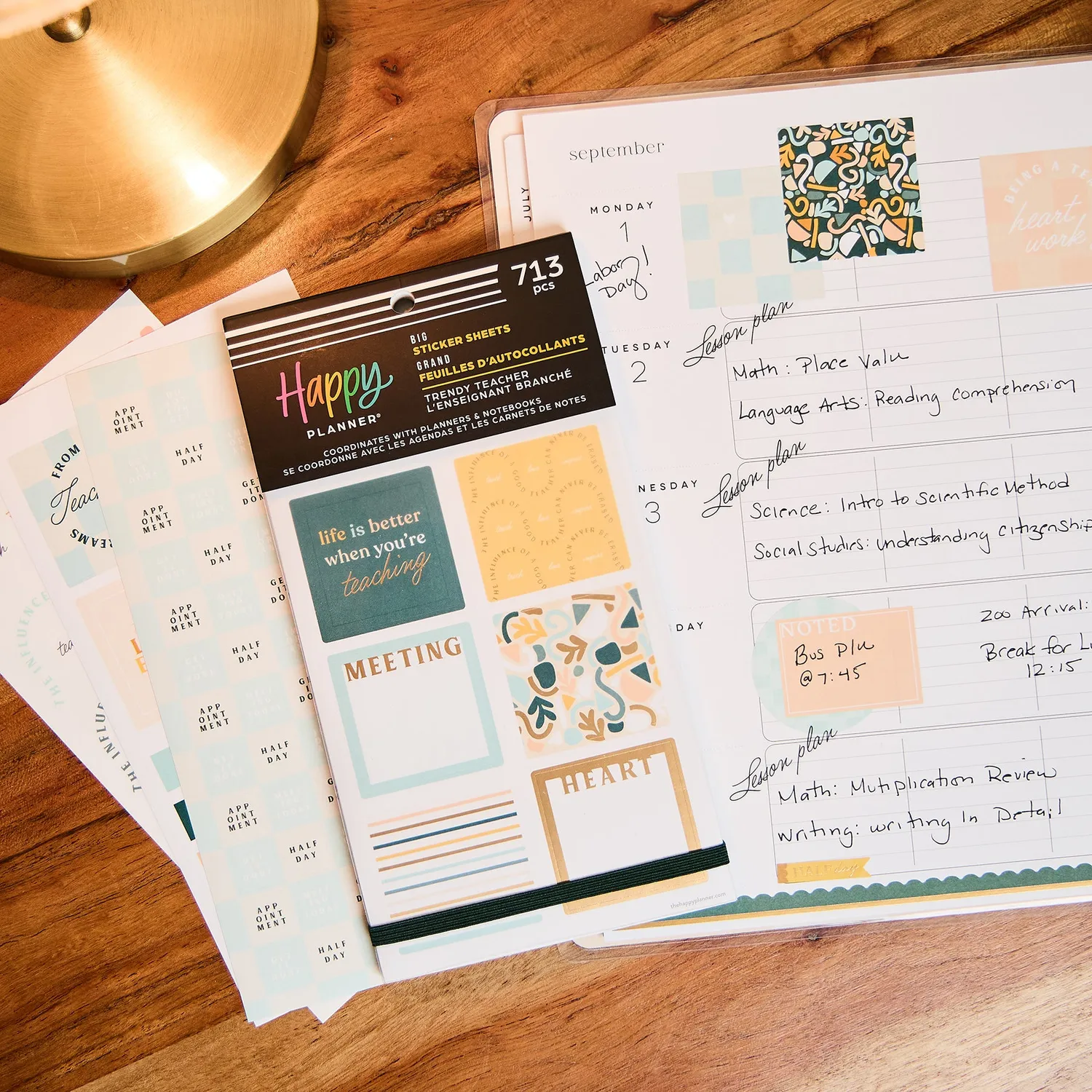 Me & my big ideas Trendy Teacher stickers Big 30 feuilles classe