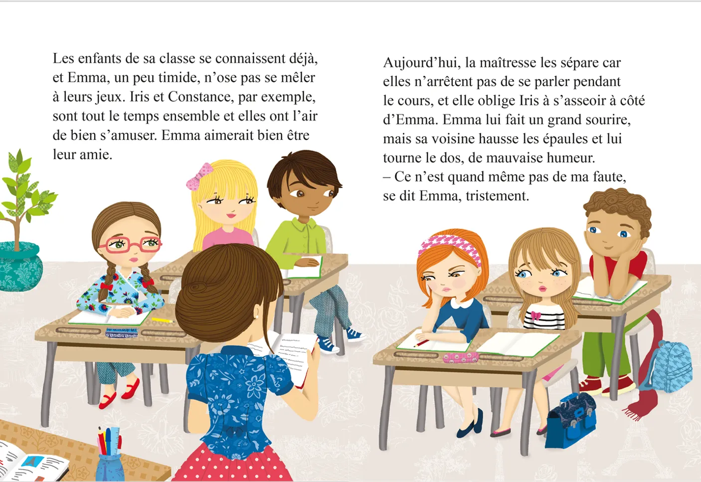 Frigobloc Minimiki Emma et le mystérieux ruban livre 6 ans