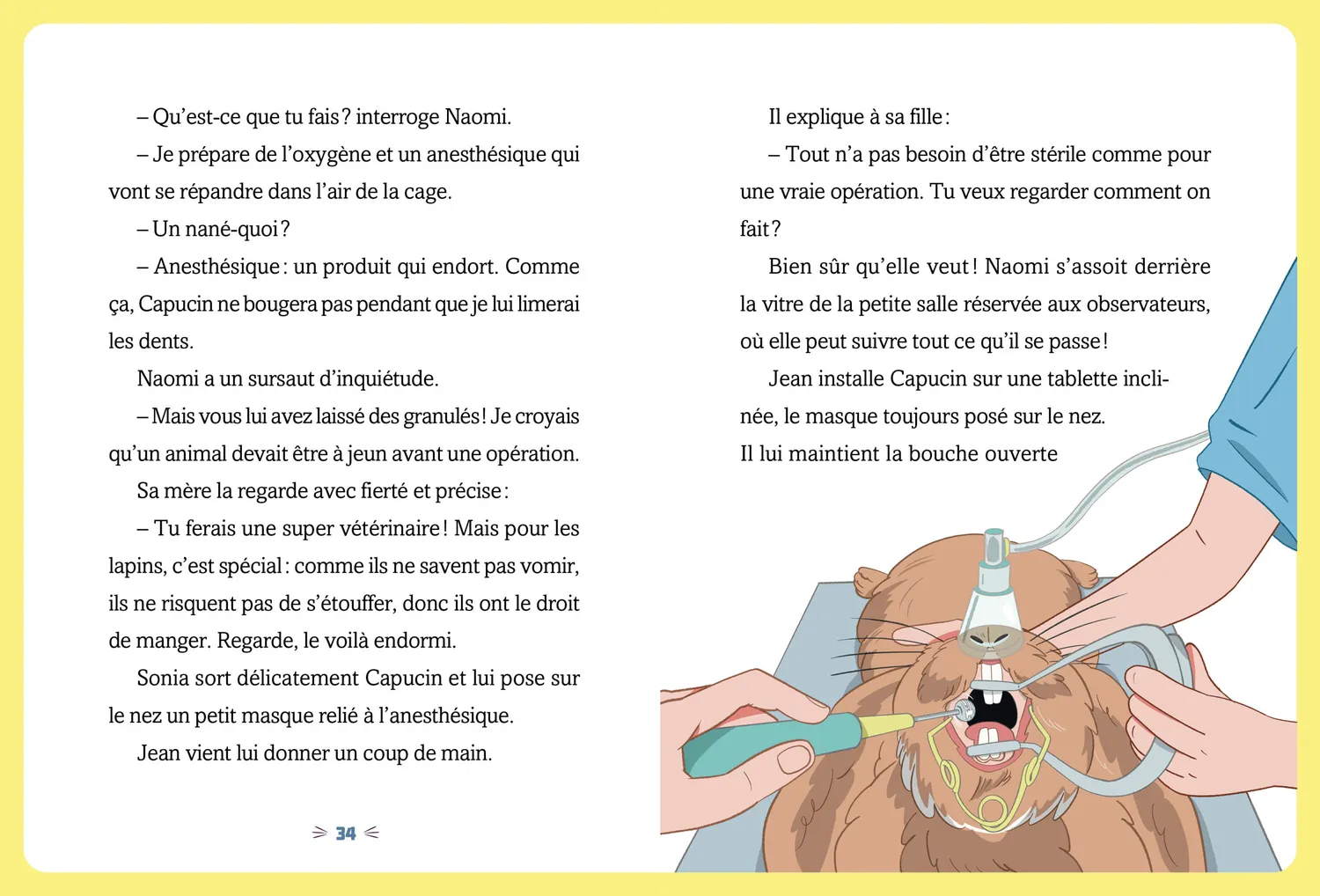 Frigobloc Naomi fille de vétérinaire Tome 2 roman Urgence lapin
