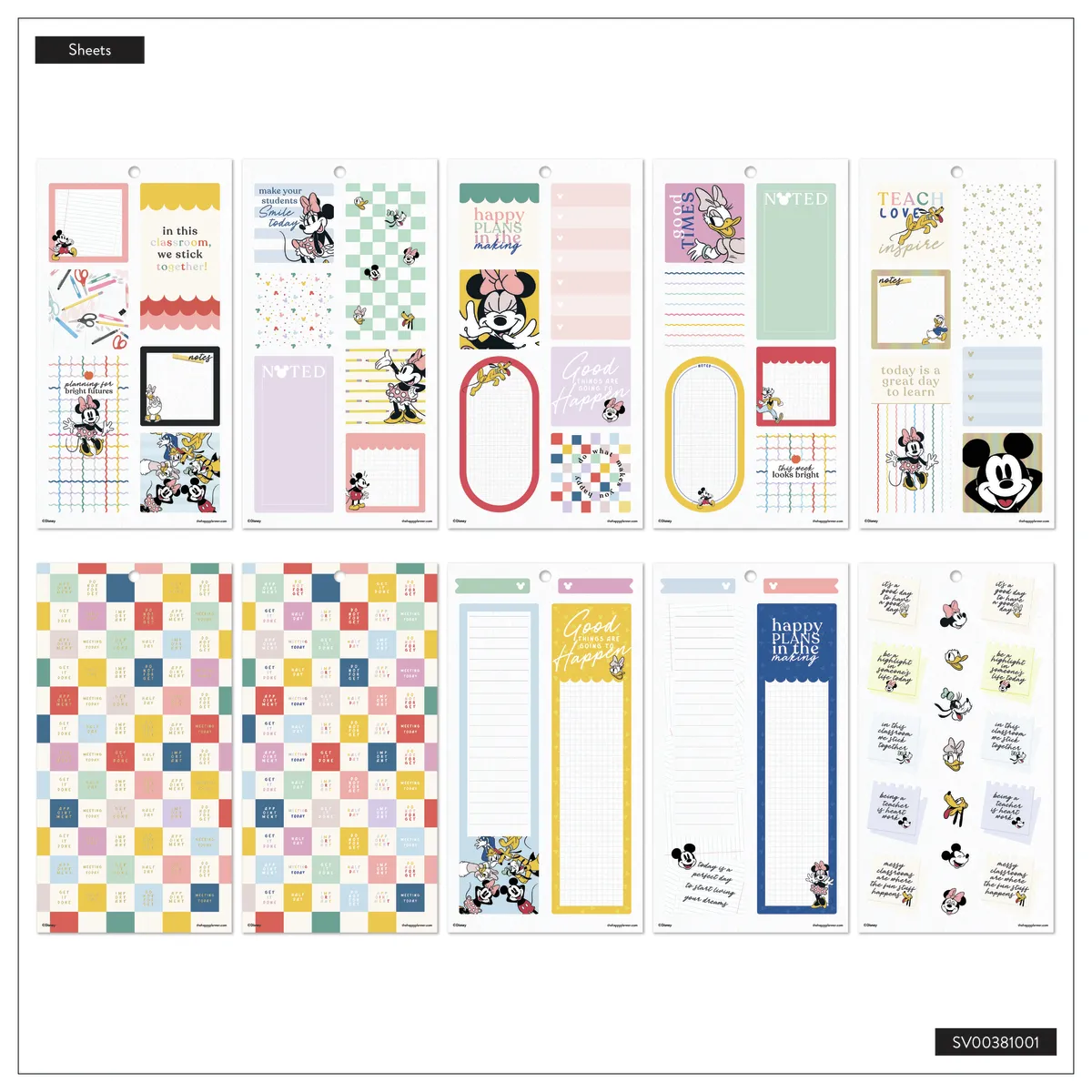 Me & my big ideas Disney Mickey Teacher stickers 651 école