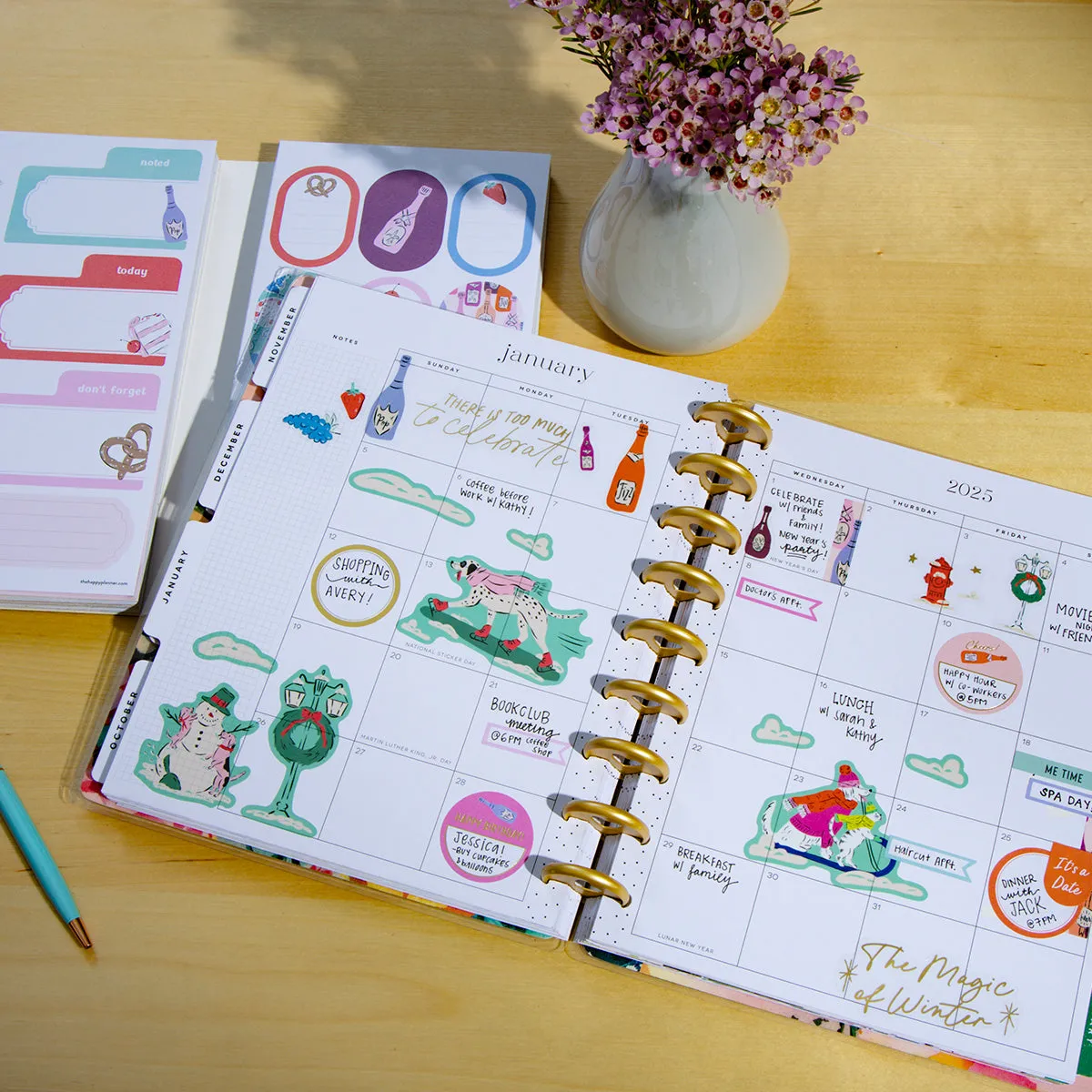 Happy Planner Seasonal Delights Mega Value Pack stickers 100 feuilles saison