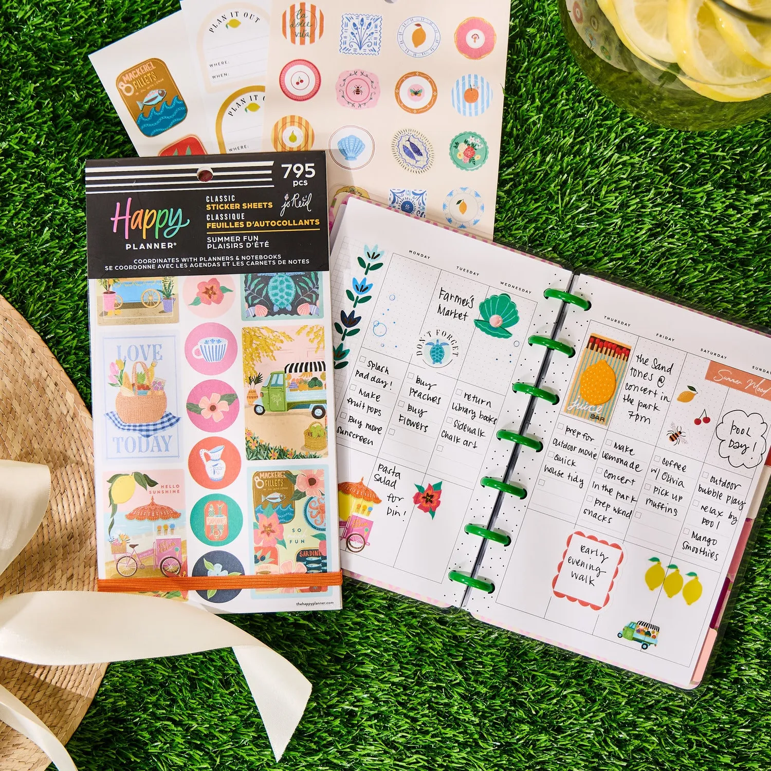 Happy Planner Summer Fun stickers value pack 795 pièces