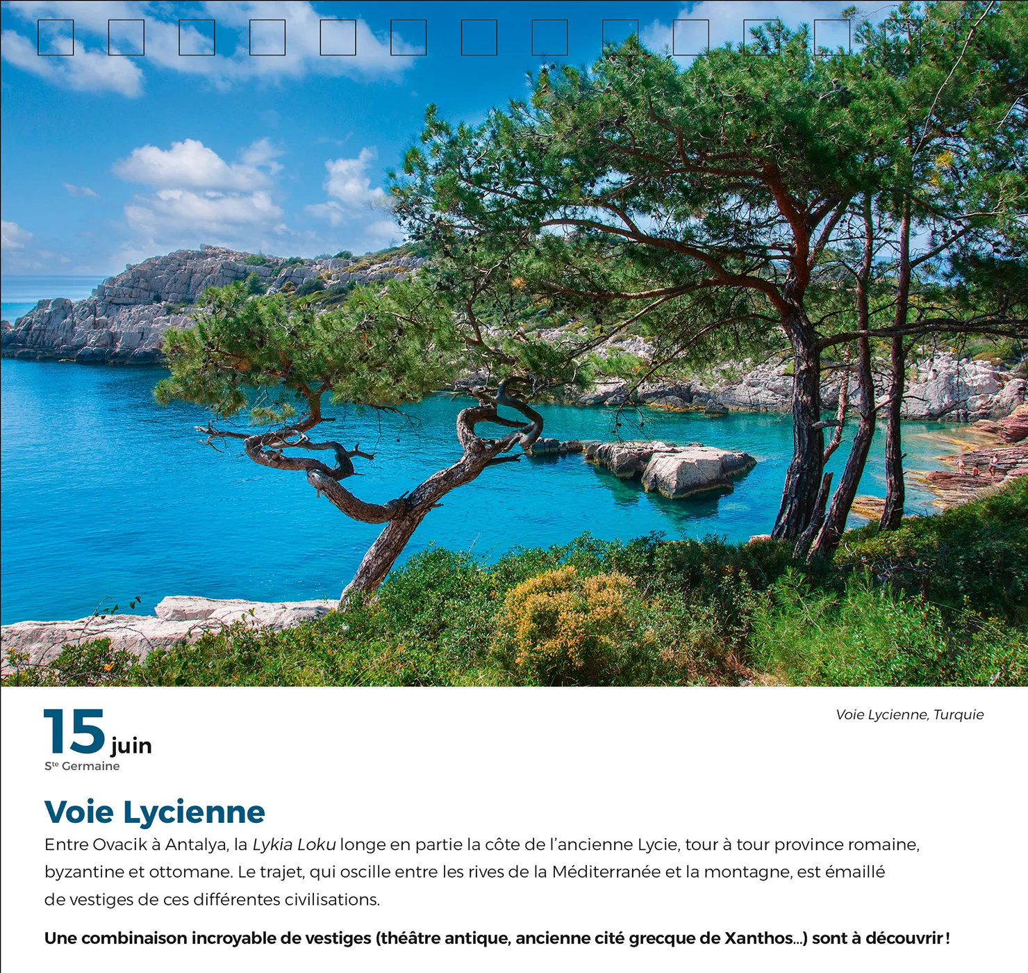 Frigobloc GEO 365 jours Sublime Nature calendrier perpétuel