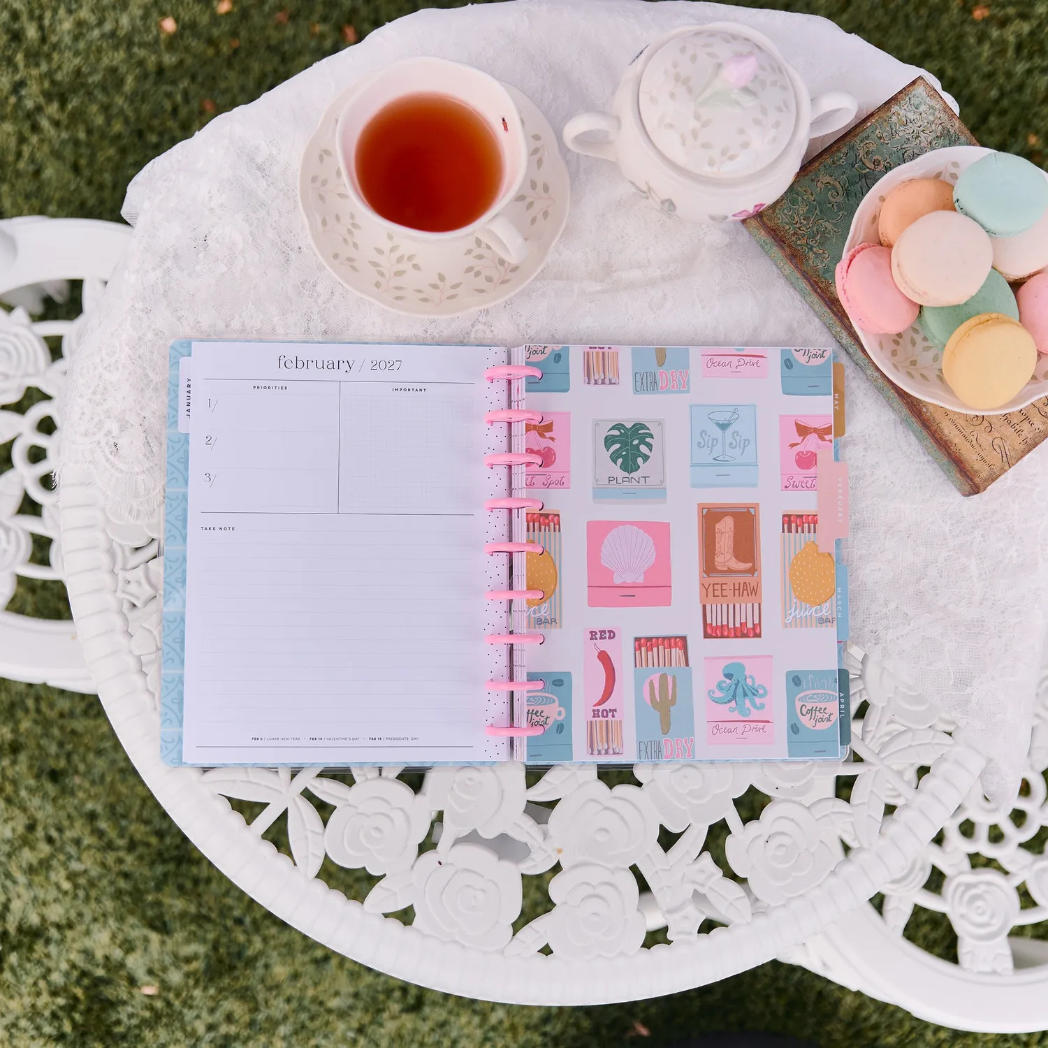 Happy Planner Life In Whimsy agenda 2027 vertical ligné Classic