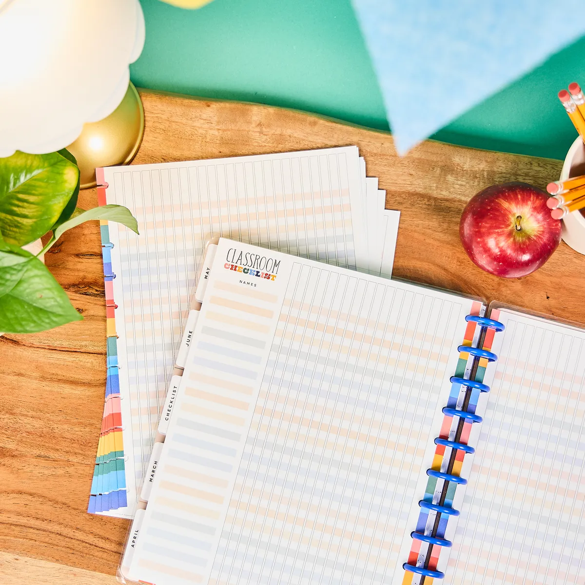 Happy Planner Teachers Are Heroes Big recharge checklist 40 feuilles