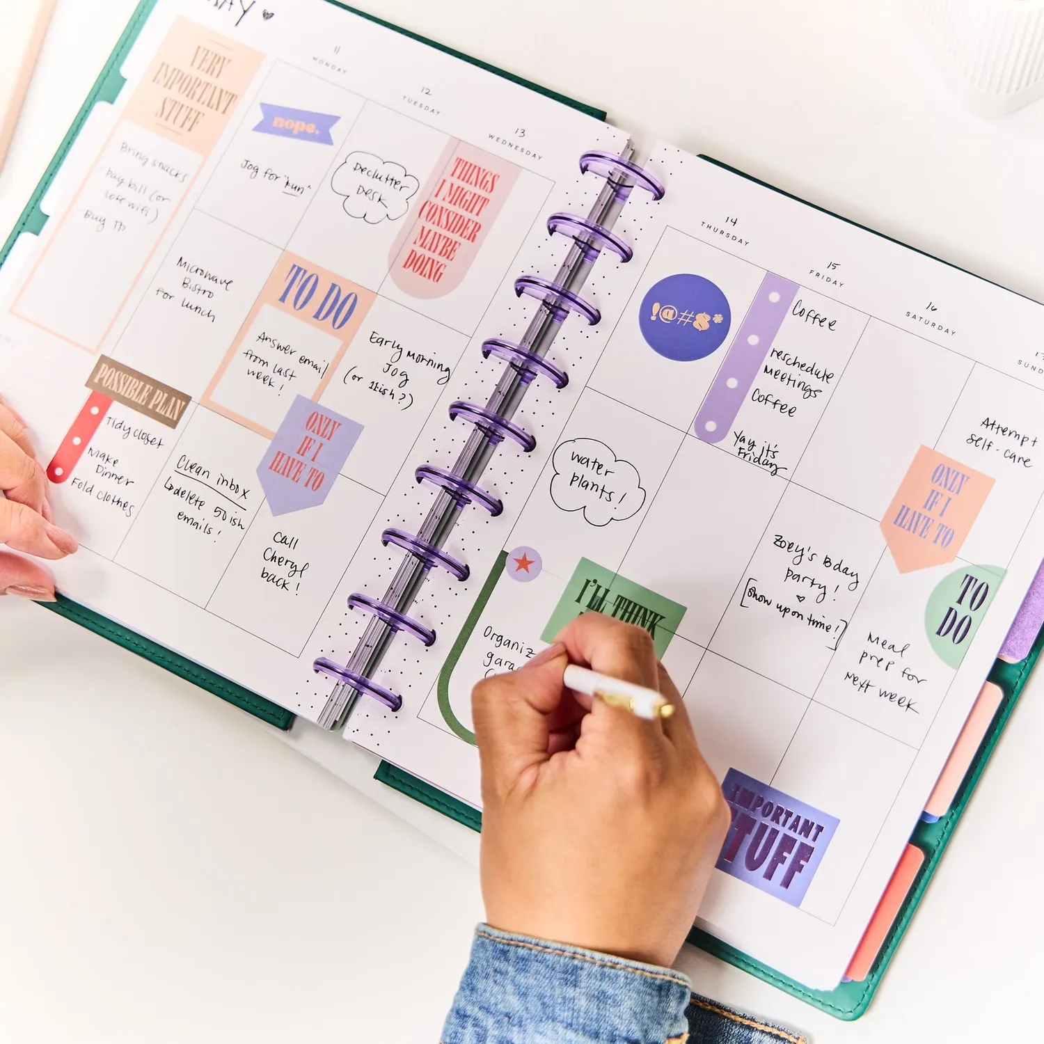 Happy Planner Current Mood agenda Classic vertical non daté