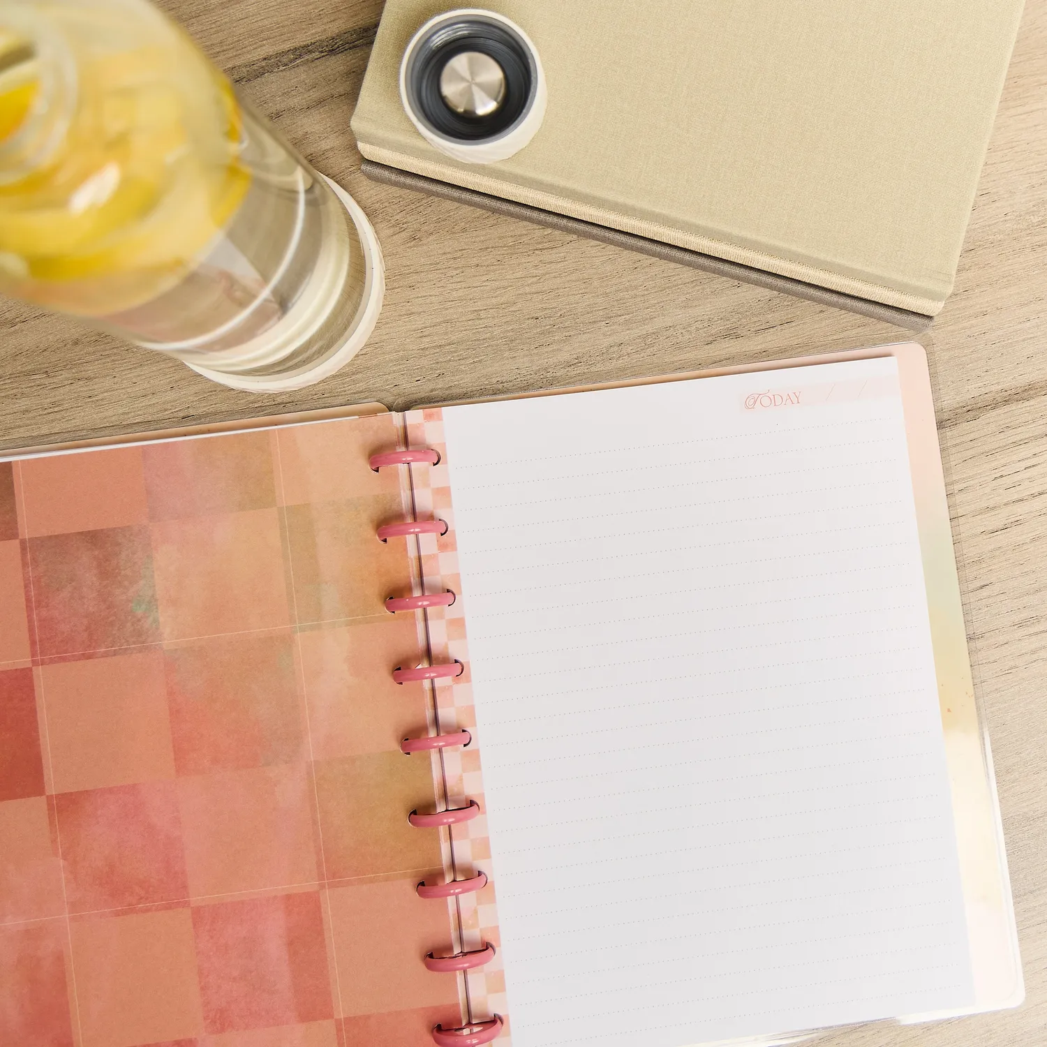 Happy Planner Textured Canvas carnet pointillé ligné classic 60