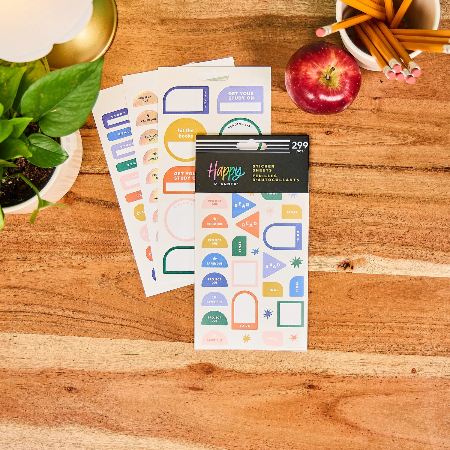 Happy Planner Stars & Smiles stickers élève 10 feuilles