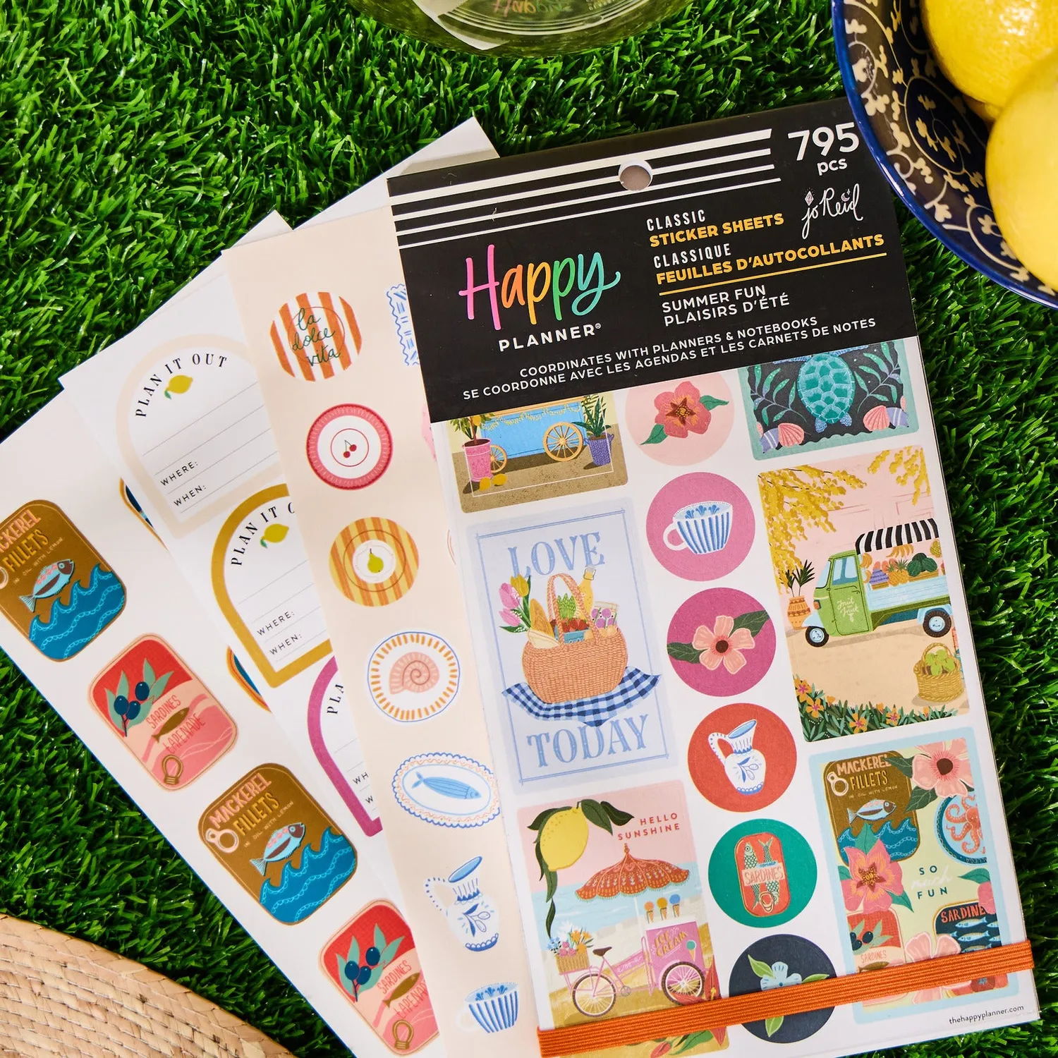 Happy Planner Summer Fun stickers value pack 795 pièces