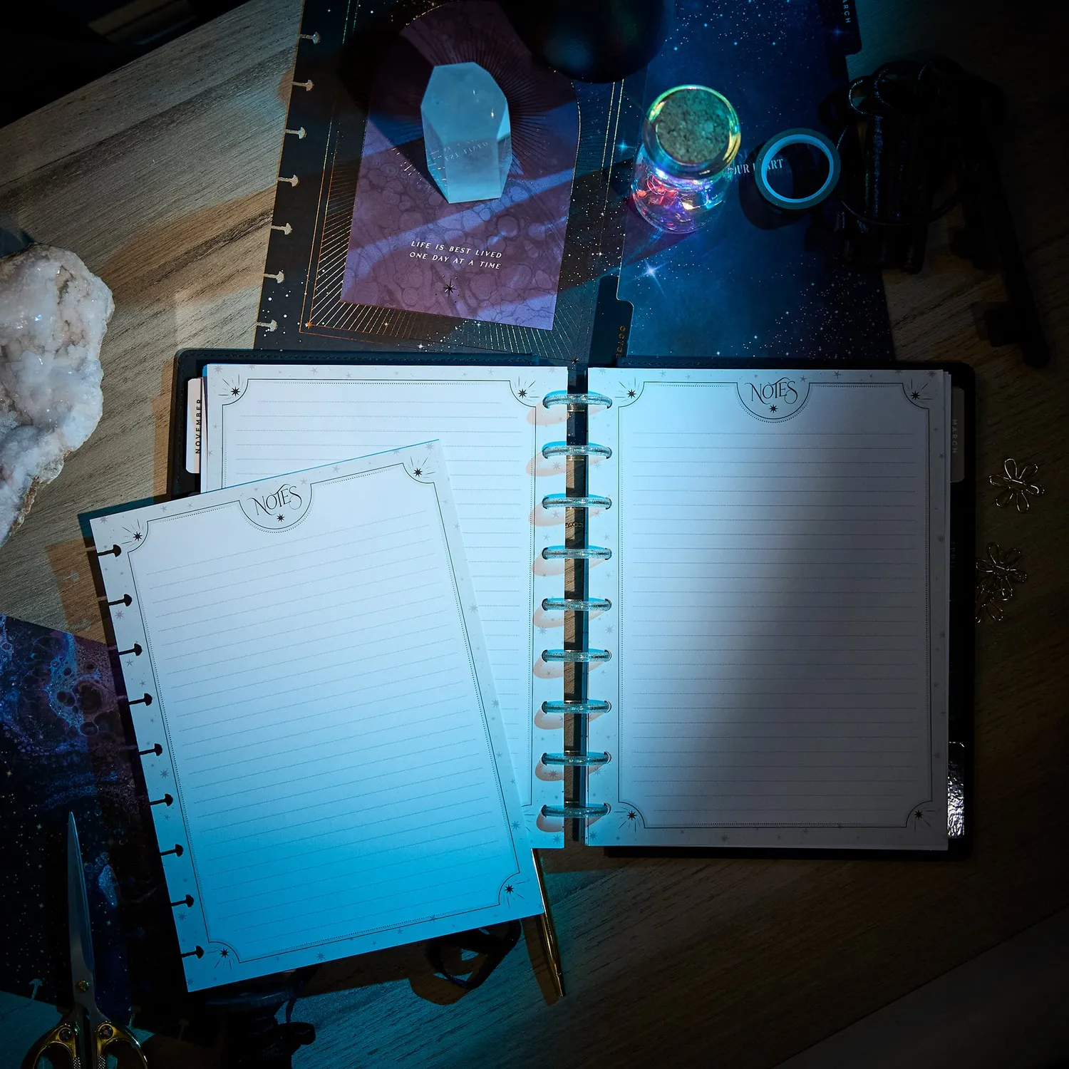 Happy Planner Eternal Stars recharge Classic 40 feuilles ligné pointillé