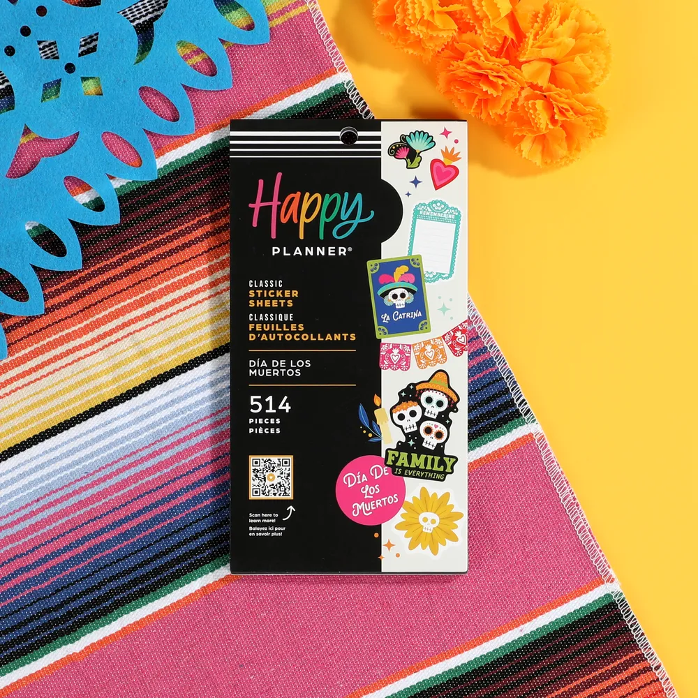 Happy Planner Día de los Muertos Value Pack stickers 30 feuilles