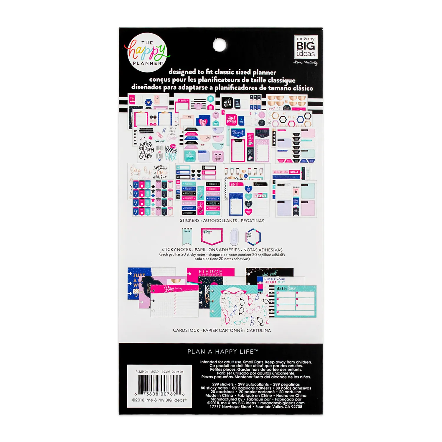 Happy Planner Boss Babe stickers multipack 399 pièces doré