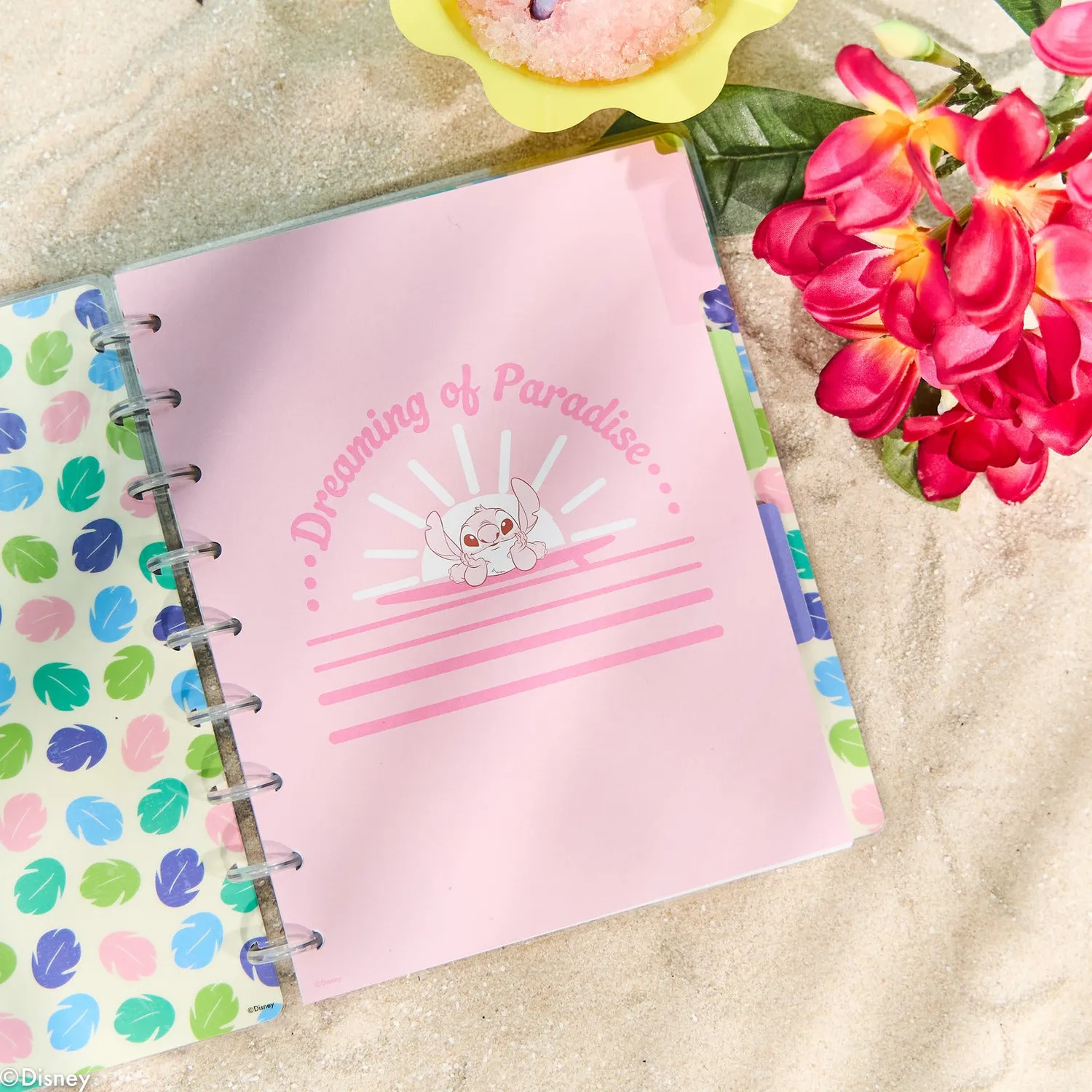 Happy Notes Disney Stitch carnet pointillé ligné 60 feuilles