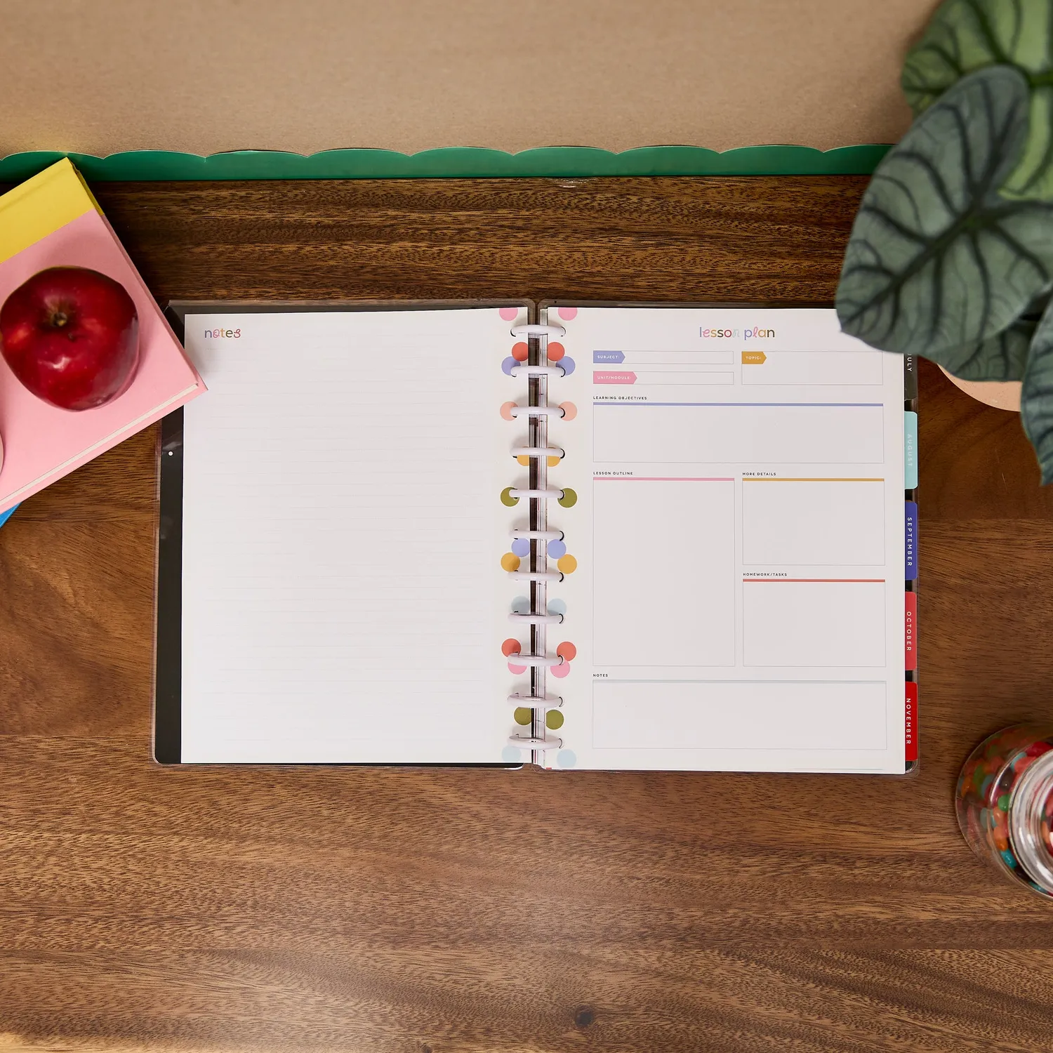 Happy Planner School Doodles papier Big 40 lecons ecole