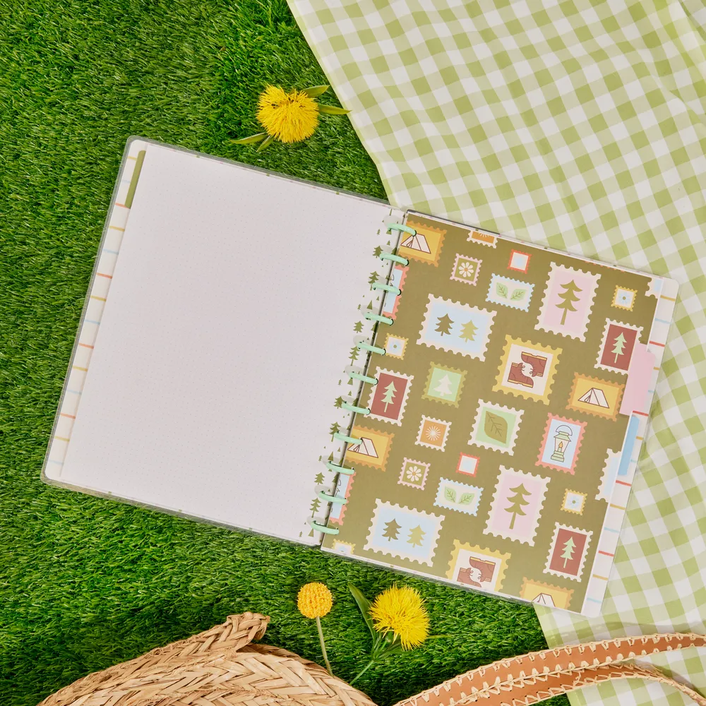 Happy Planner Camp Nostalgia Big carnet pointillé 60 feuilles