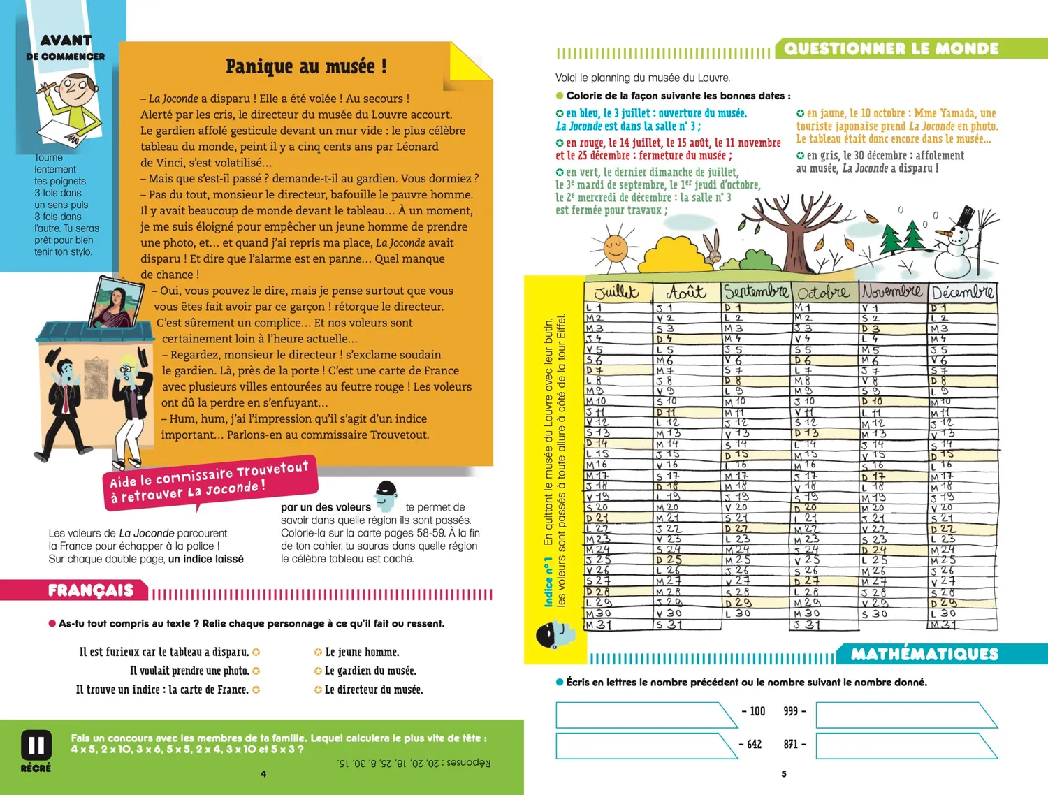 Les Incollables cahier de vacances CE1 au CE2 7-8 ans