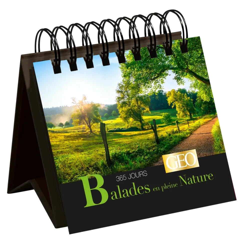 Géo 365 jours Balades en pleine Nature calendrier chevalet
