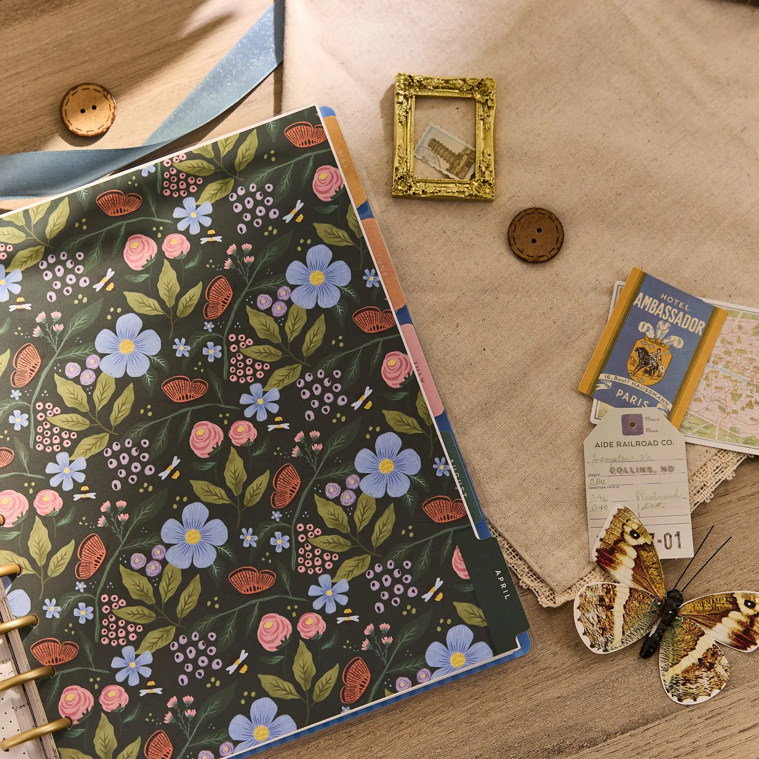 Happy Planner Country Charm agenda big vertical 18 mois 2026-2027