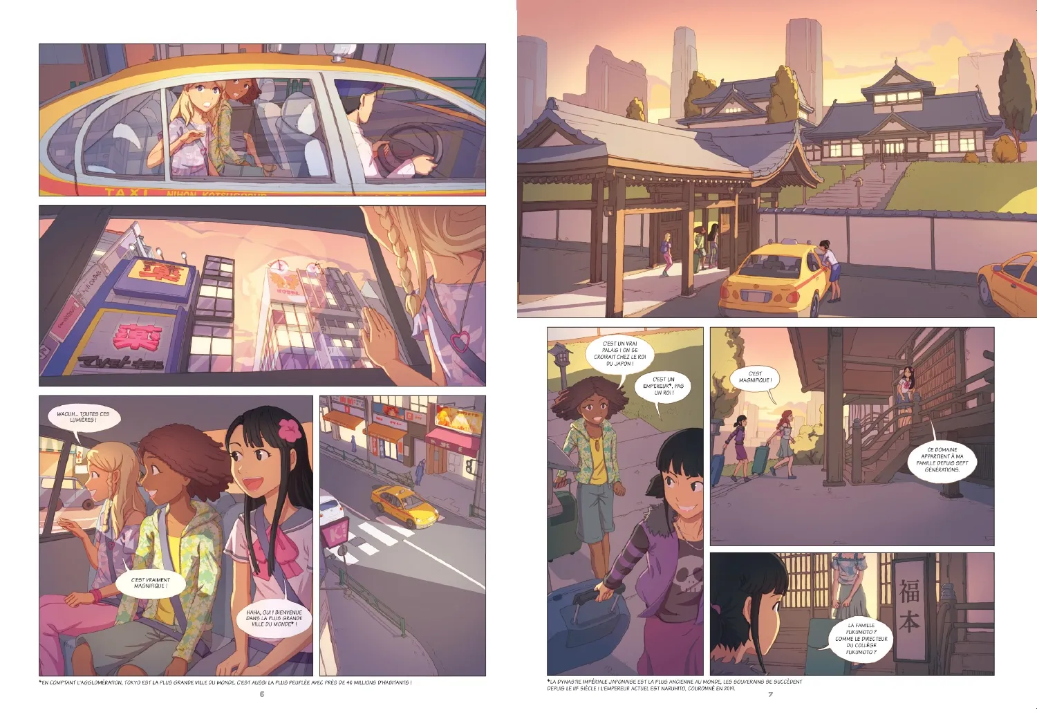 Frigobloc Kinra Girls Tome 4 Enquête à Tokyo BD fille