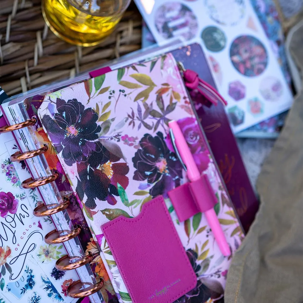 Happy Planner Seasonal Watercolor pochette zippée à passants