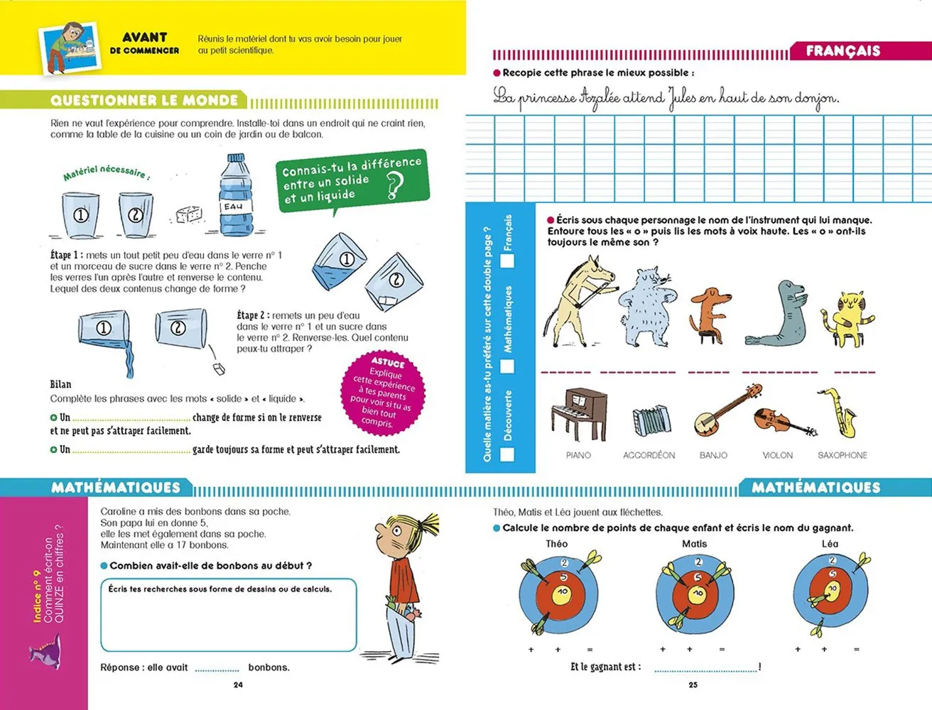 Frigobloc Les Incollables cahier vacances CP-CE1 2018