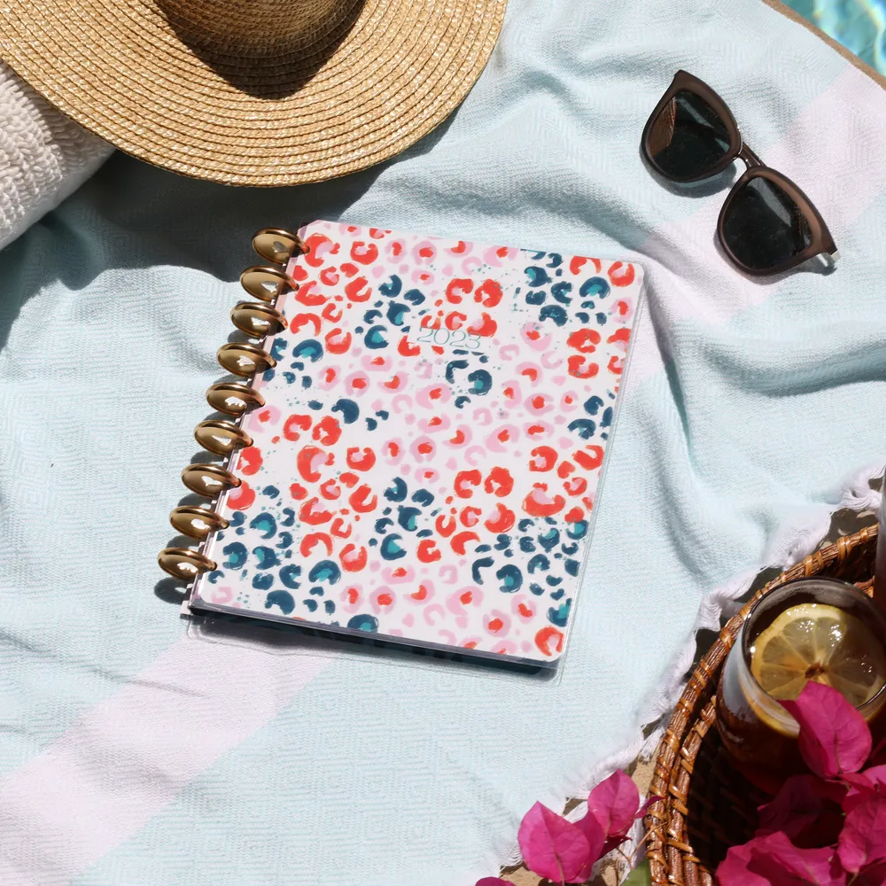 Happy Planner Tropical Boho agenda journalier non daté 4 mois