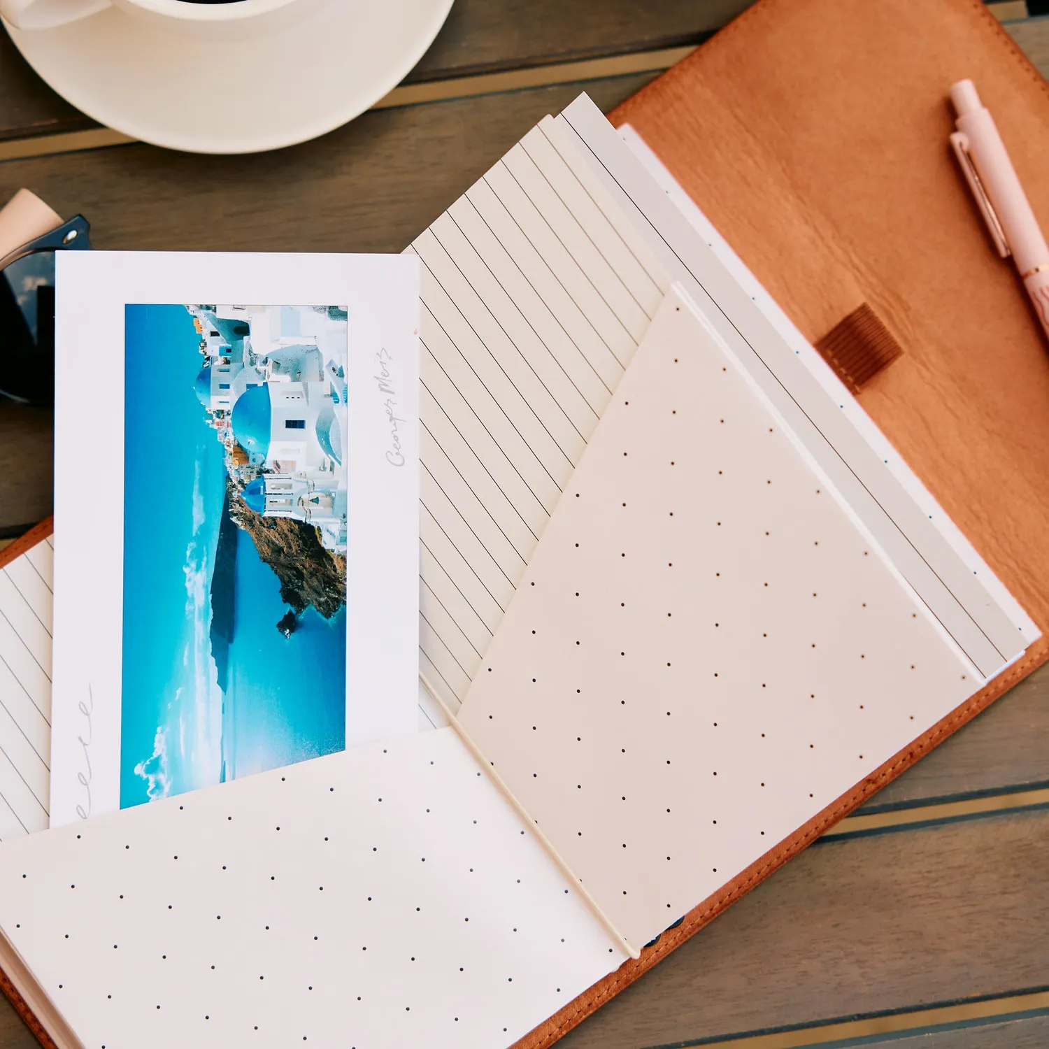Happy Planner Cognac Vegan Folio A5 organiseur cuir vegan