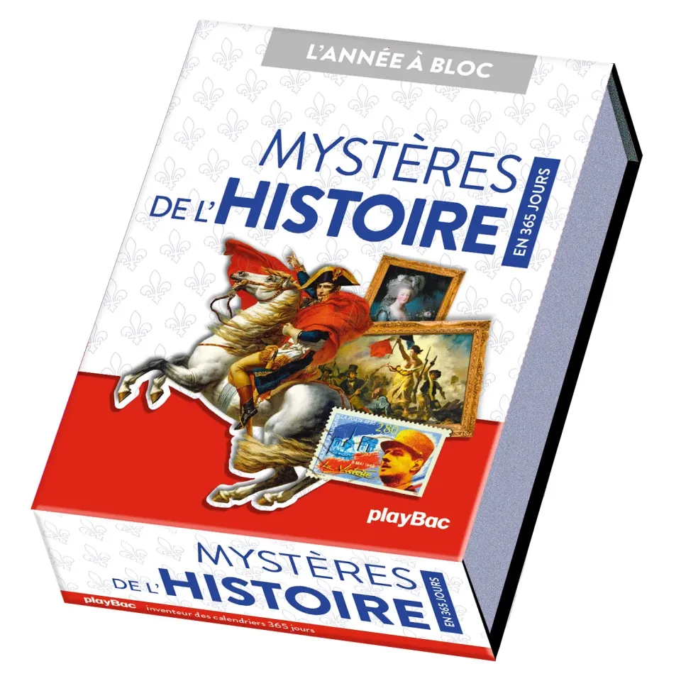Frigobloc Mystères de l'Histoire calendrier 365 jours à bloc