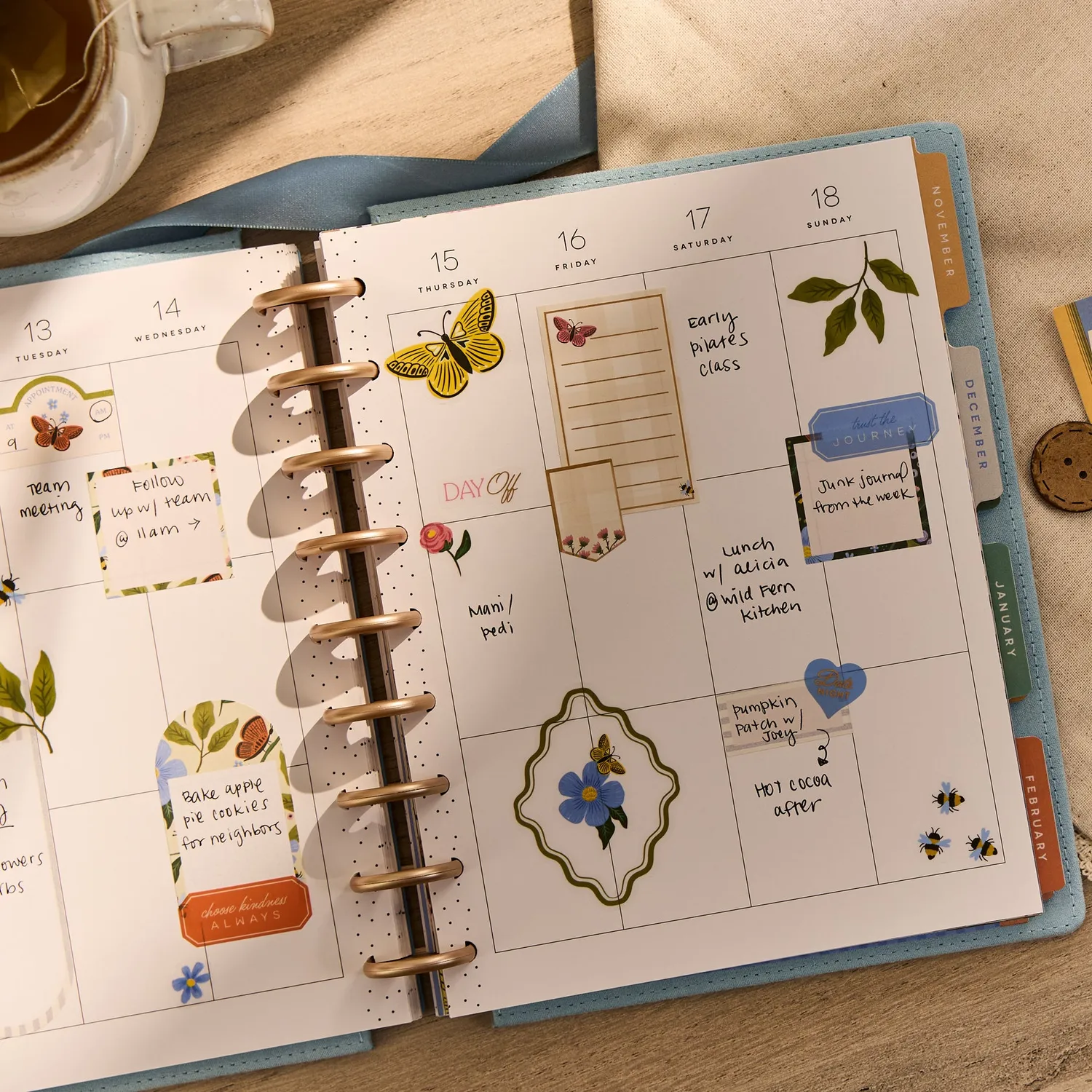 Happy Planner Country Charm Classic planner vertical 2026-2027 velours