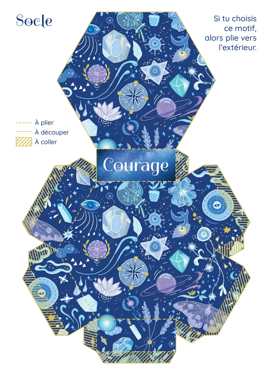 Frigobloc Magie des pierres Courage coffret lapis-lazuli