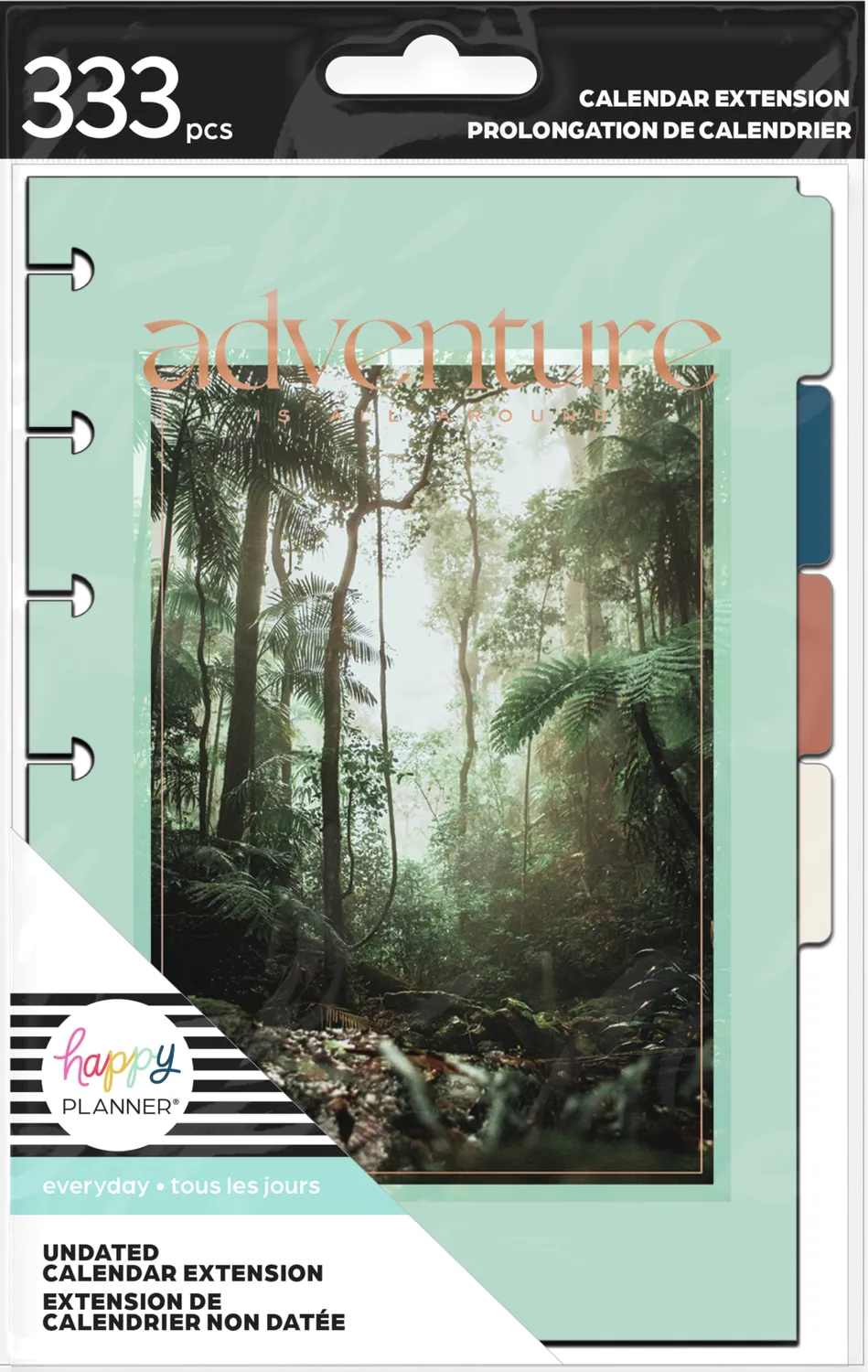 Happy Planner Getaway Vibes extension mini verticale 4 mois