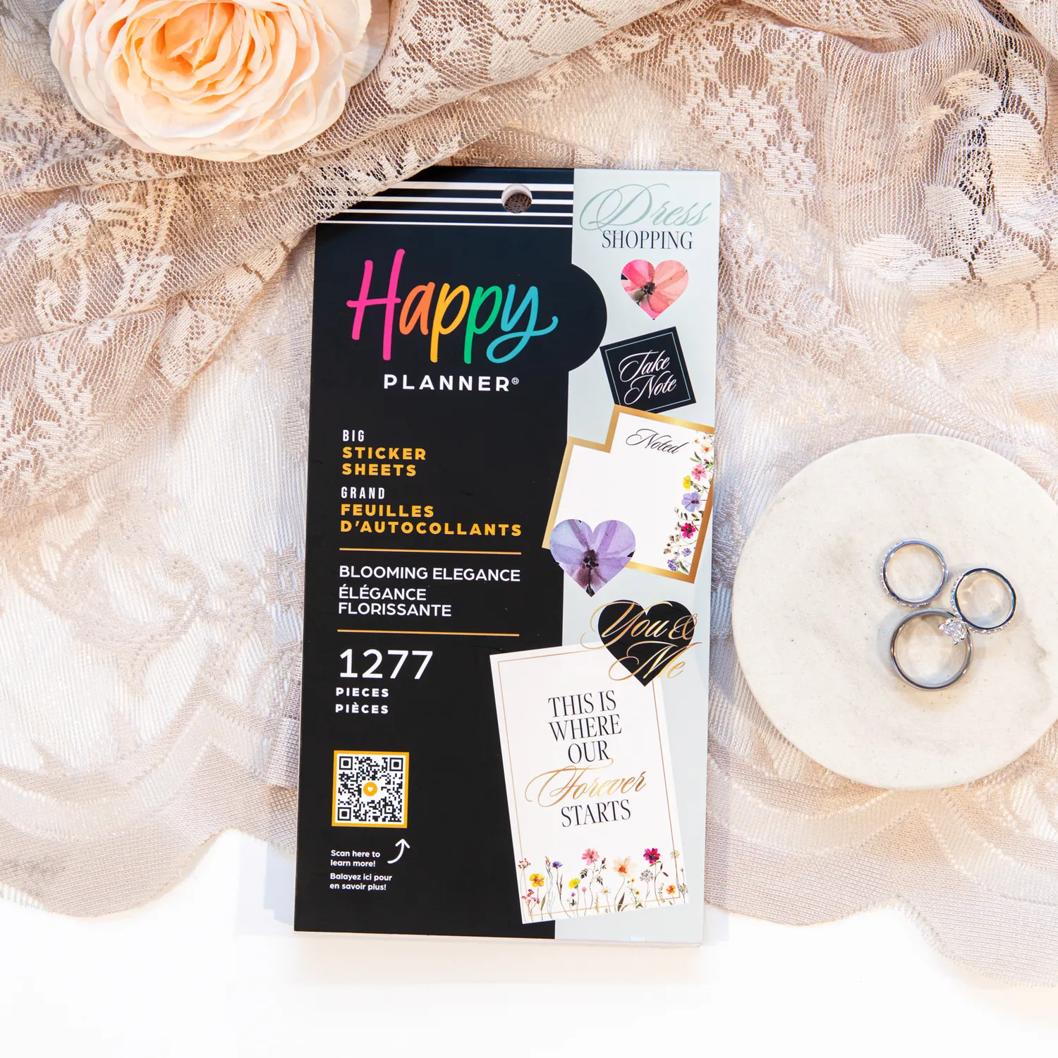 Happy Planner Blooming Elegance stickers mariage Big 1277 pcs