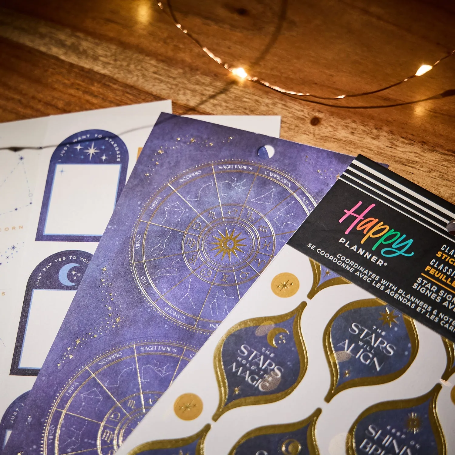 Happy Planner Star Signs stickers agenda 653 autocollants