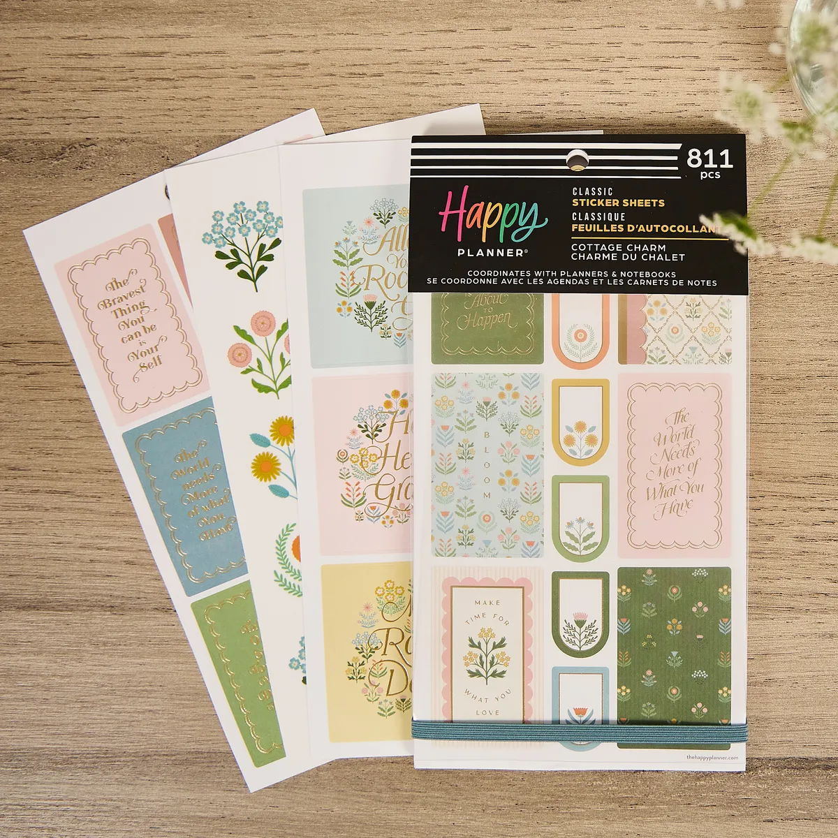 Happy Planner Cottage Charm Classic stickers 811 cosy