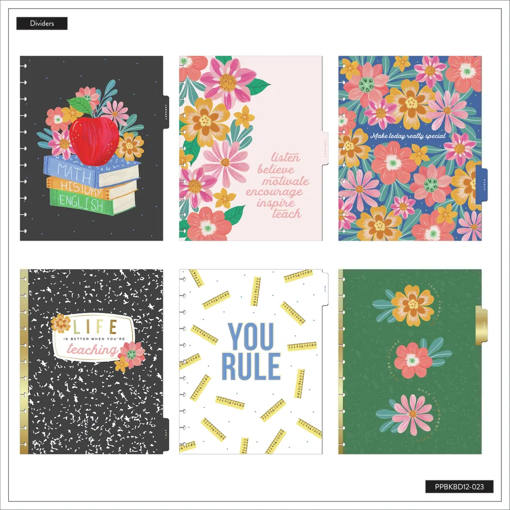 Happy Planner Books Blooms Big agenda maîtresse 2024