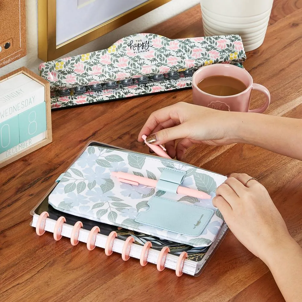 Happy Planner Homebody trousse zippée Classic fleurie
