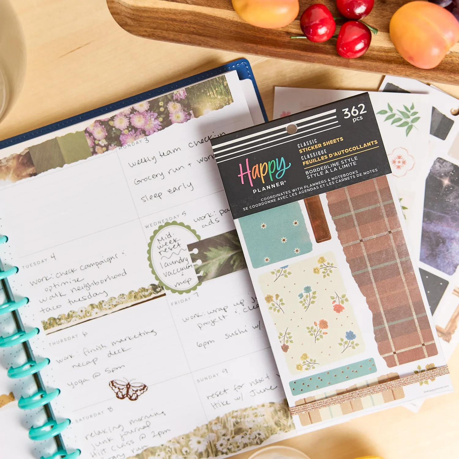 Me & my big ideas Happy Planner Borderline Style stickers 30 feuilles
