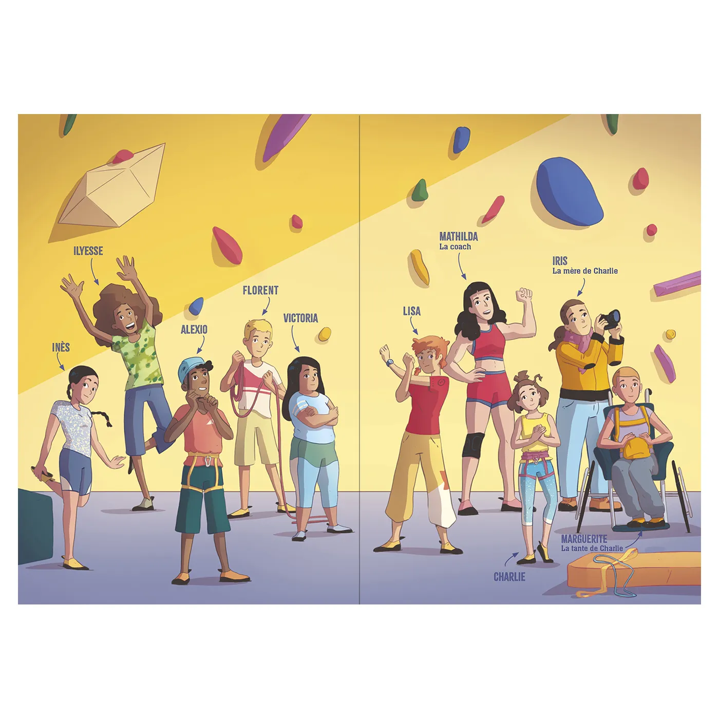 Frigobloc Passion escalade Tome 1 roman jeunesse 9 ans