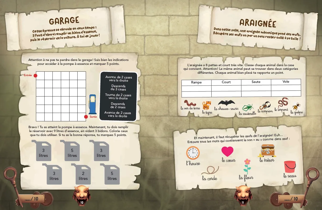Frigobloc Fort Boyard cahier de vacances CP au CE1 été