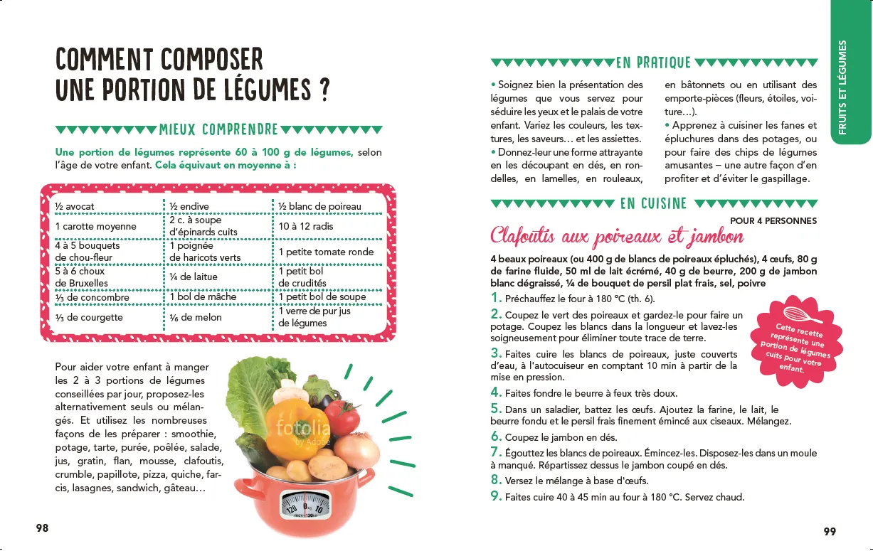 Frigobloc Incollables Mon enfant n’aime pas les épinards livre